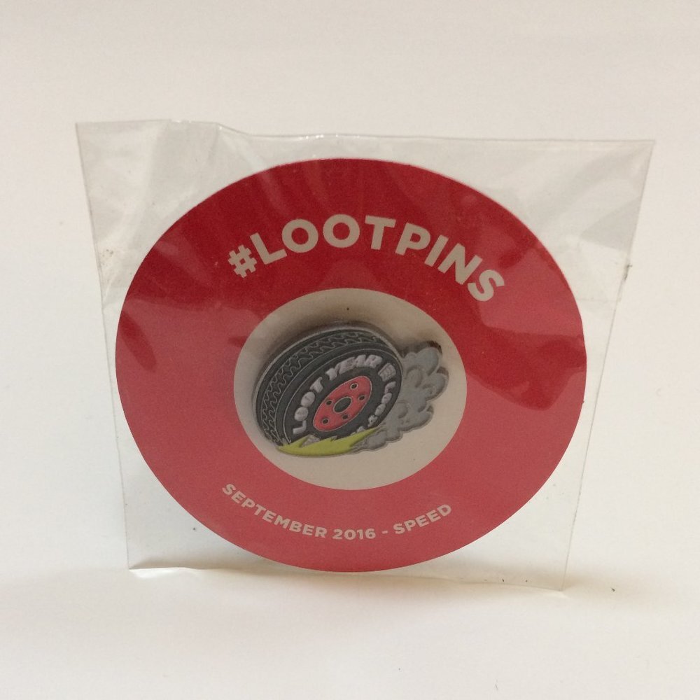 Loot Crate September 2016 "Speed" Pin